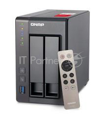 Дисковый массив QNAP TS-251+-8G Сетевое хранилище 2xHDD 2,5