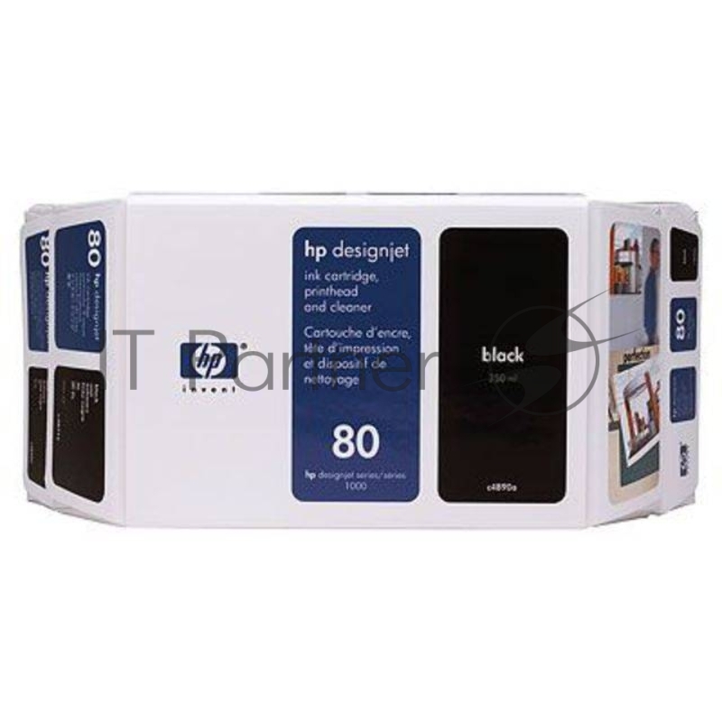 Расходные материалы HP C4871A Картридж №80, Black {DesignJet 1xxx, Black (350ml)}