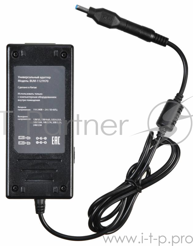 Блок питания Блок питания для ноутбука BURO BUM-1127H70 70W 11-коннекторов (825357)