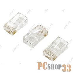 Коннектор 5bites US050A/US005A Коннектор RJ-45 8p8c, зол.напыление 1шт