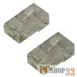 Коннектор 5bites US100A/US010A Коннектор RJ-45 8p8c 6кат., зол.напыление (1шт)