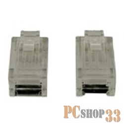 Коннектор 5bites US100A/US010A Коннектор RJ-45 8p8c 6кат., зол.напыление (1шт)