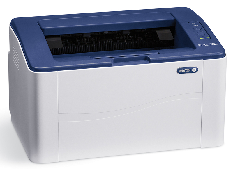 Лазерный принтер Xerox Phaser 3020BI A4, 1200x1200dpi, бело-синий (USB2.0, WiFi)