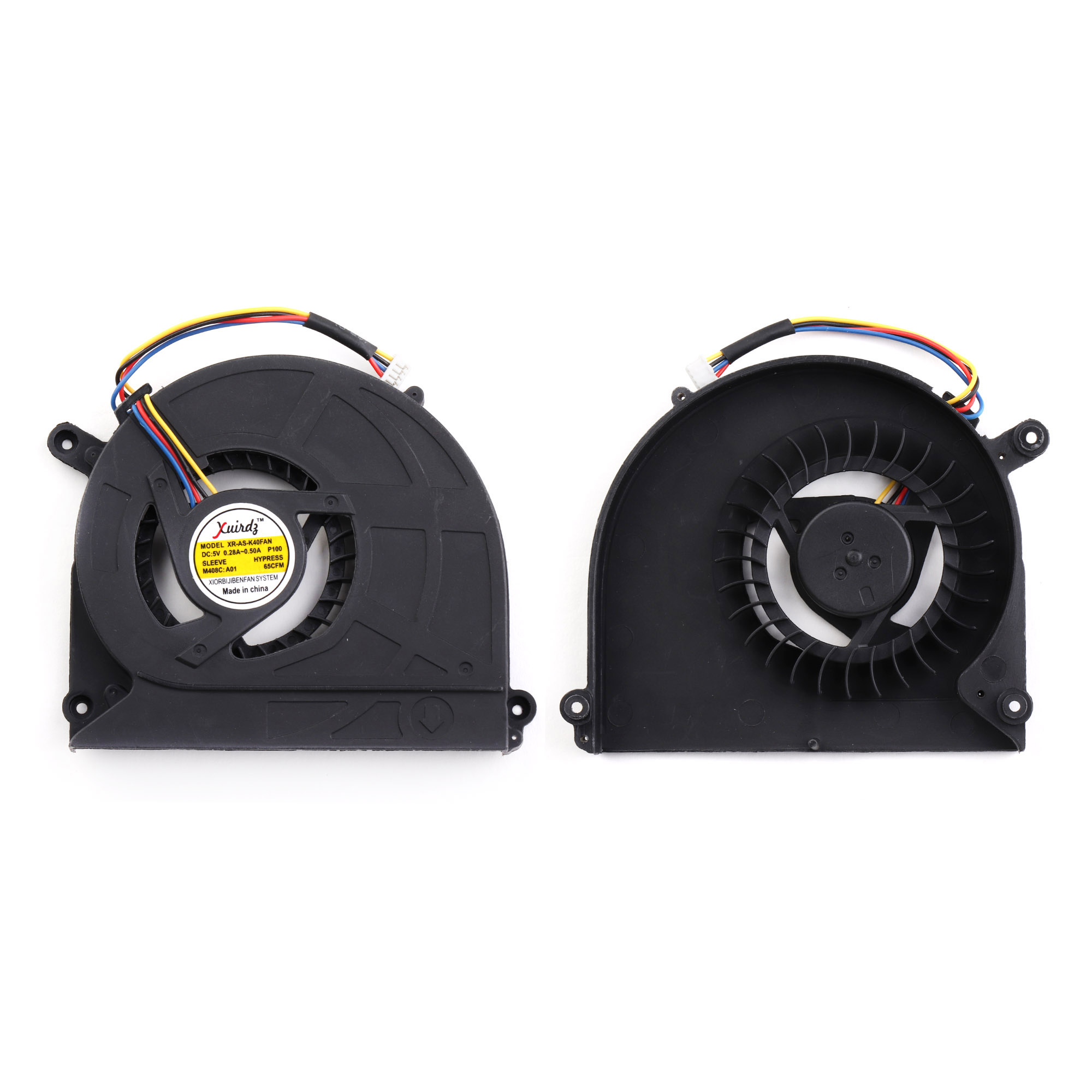 Вентилятор (кулер) для ноутбука Asus K40, K40AB, K40AF, K40IN, K50I, K50IJ, 4-pin, 5V 0.4A