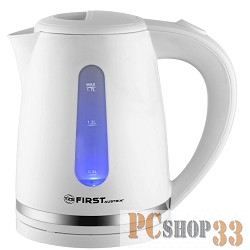Чайник Чайник FIRST FA-5427-4 White,пластиковый Мощность 2200 Вт.Максимальный объем 1.7 л White