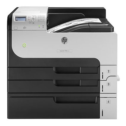 Лазерный принтер HP LaserJet Enterprise 700 M712xh A3, 1200x1200dpi, бело-черный (USB2.0, LAN)