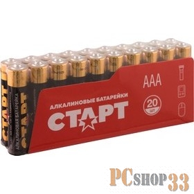 Батарейка СТАРТ LR03-B20 40/720
