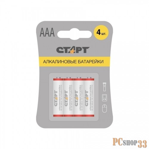 Батарейка СТАРТ LR03-BL4 40/720