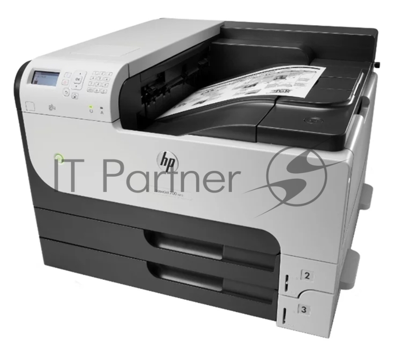 Лазерный принтер HP LaserJet Enterprise 700 M712dn A3, 1200x1200dpi, бело-черный (USB2.0, LAN)