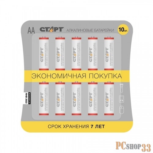 Батарейка СТАРТ LR6-BL10 120/720