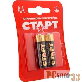 Батарейка СТАРТ LR6-BL2 40/720