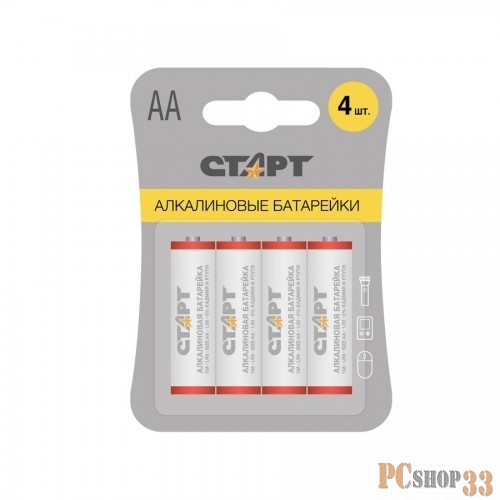 Батарейка СТАРТ LR6-BL4 40/720