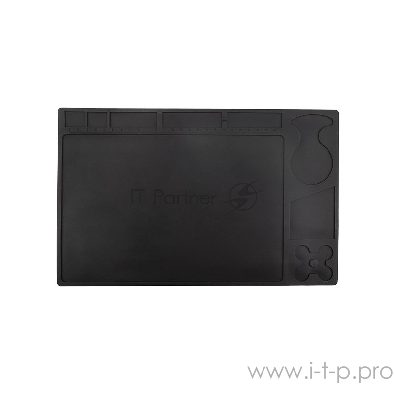 Коврик антистатический термостойкий 329х208х2.6 мм черный