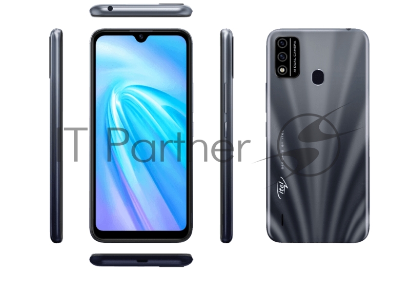 Смартфон Itel A48 L6006 Black, 6.1 18:9 1560x720, 1.4GHz, 4 Core, 2GB RAM, 32GB, up to 128GB flash, 5Mpix AF+0.08Mpix/5Mpix, 2 Sim, 2G/3G/4G, GPS, A-GPS, Glonass, BT v4.2, WiFi 802.11 a/b/g/n, Micro-USB, 3000mAh, Android 10.0 Go, 178g, 156 ммx77.8 м