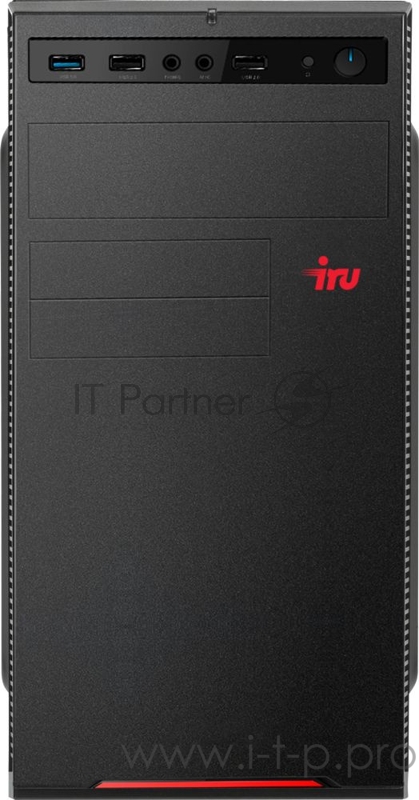 ПК IRU Home 613 MT i3 10100F (3.6)/8Gb/1Tb 7.2k/GT710 1Gb/Windows 10 Home Single Language 64/GbitEth/400W/черный