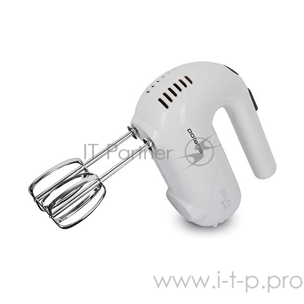 Миксер ручной Polaris PHM 3013 300Вт белый