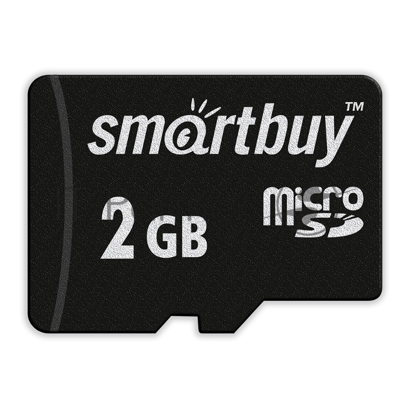 Карта памяти MicroSD (Transflash) SmartBuy 2 GB (без адаптера)