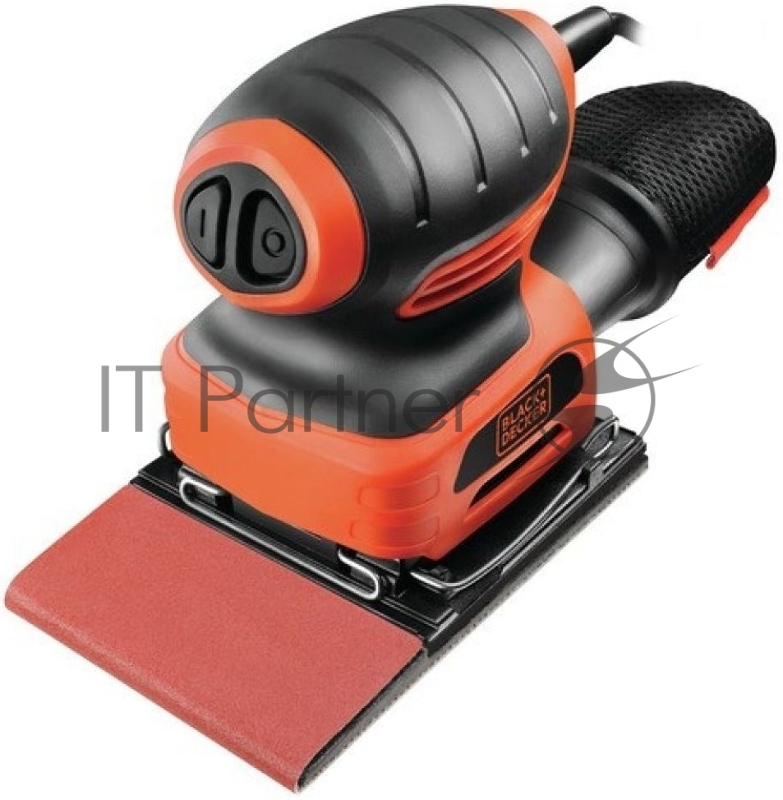 Плоскошлифовальная машина BLACK & DECKER KA400-QS 220Вт, 113х109 мм, 16000 кол/мин + шлиф бумага