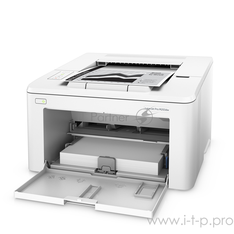 Лазерный принтер HP LaserJet Pro M203dw A4, 600x600dpi, белый (USB2.0, LAN, WiFi)