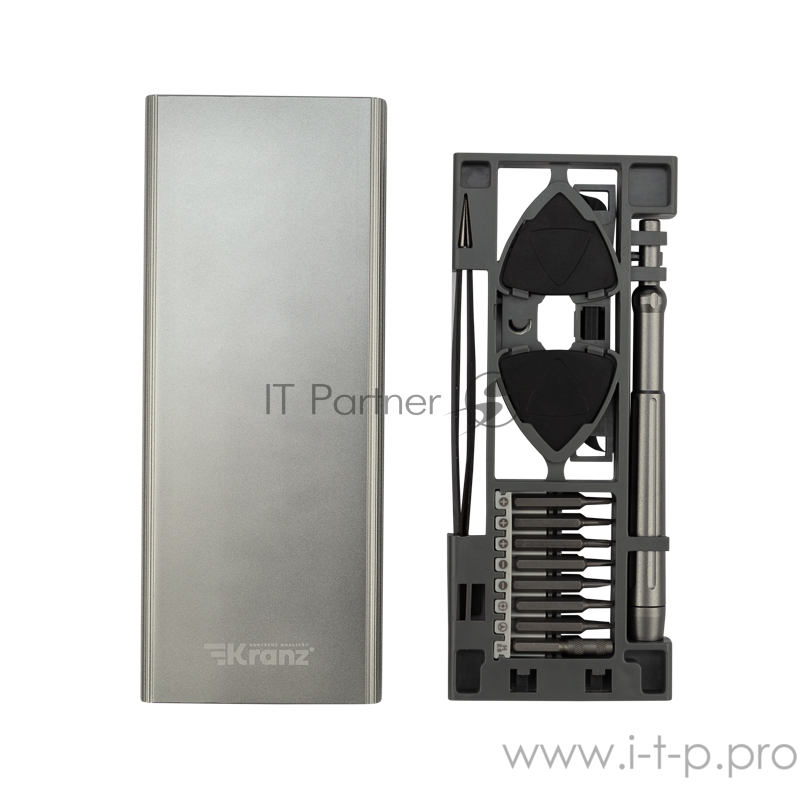 Набор отверток для точных работ KRANZ RA-04, 24 предмета