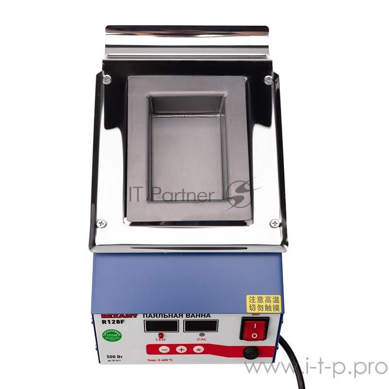 Паяльная ванна REXANT, модель R128F, 500 Вт, 100х70х45 мм, 0-600 °C, бессвинцовая, цифровая