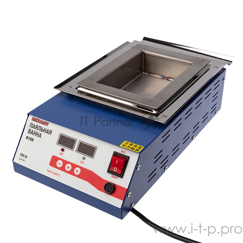 Паяльная ванна REXANT, модель R150, 900 Вт, 150х100х45 мм, 0-400 °C, цифровая
