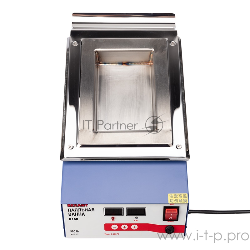 Паяльная ванна REXANT, модель R150, 900 Вт, 150х100х45 мм, 0-400 °C, цифровая