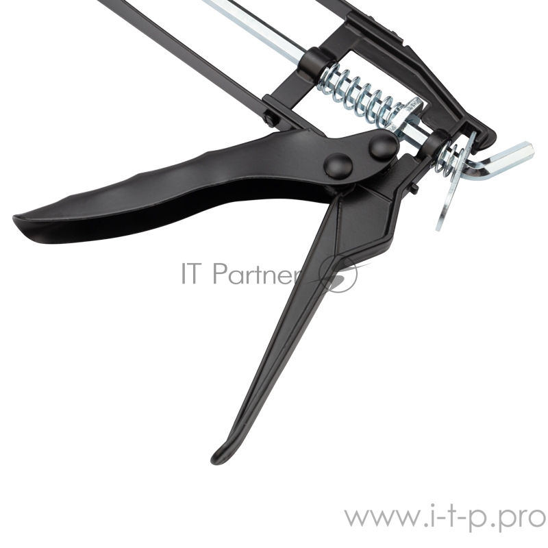 Пистолет для герметика, 310 мл, «скелетный», с фиксатором, шестигранный шток 7 мм REXANT