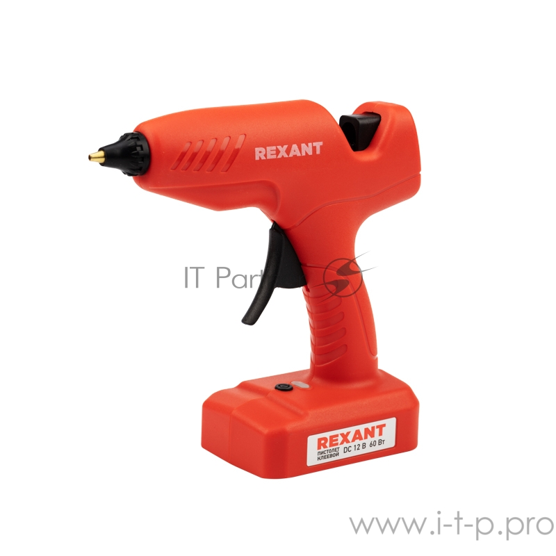 Пистолет клеевой REXANT, 60 Вт, Ø11 мм, «ЭКСПЕРТ», аккумуляторный, коробка
