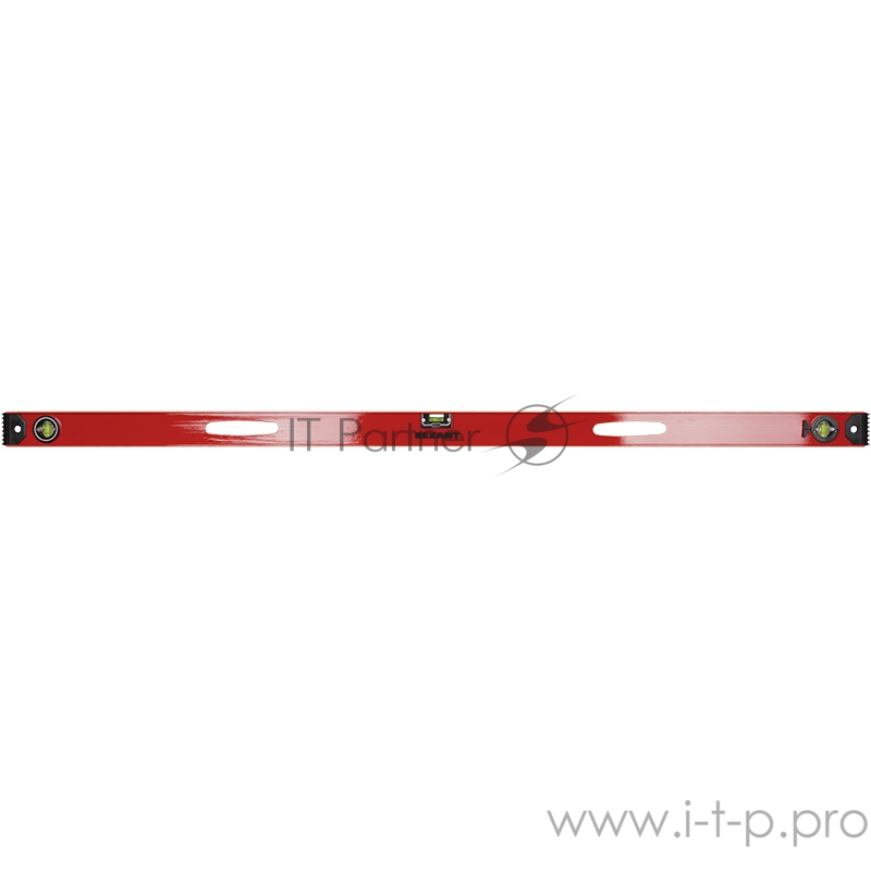 Уровень алюминиевый «Рельс», 1500 мм, 3 глазка (1 поворотный) REXANT