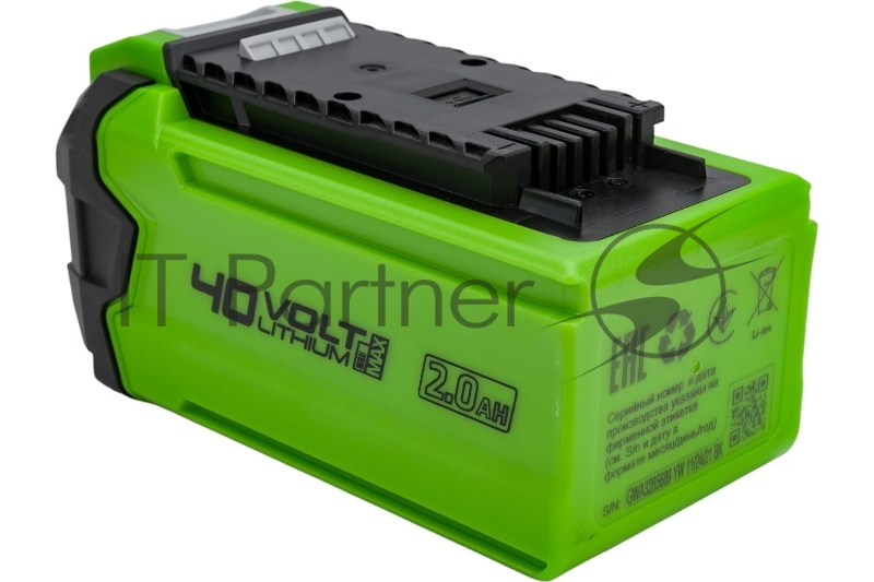 Аккумулятор с USB разъемом GreenWorks G40USB2 для техники 40V, 2 А.ч