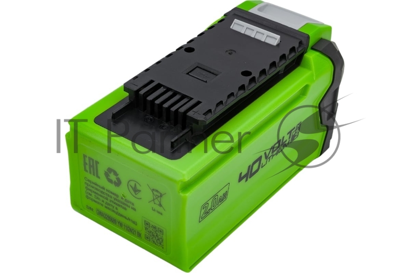 Аккумулятор с USB разъемом GreenWorks G40USB2 для техники 40V, 2 А.ч