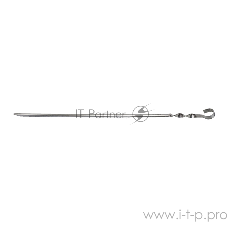 Шампур угловой 410х10 мм, толщина 0,8 мм, нерж. сталь