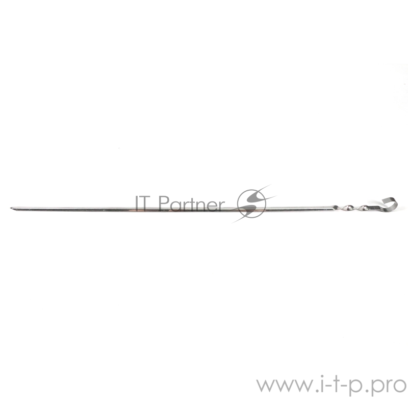 Шампур угловой 610х10 мм, толщина 1 мм, нерж. сталь/200/