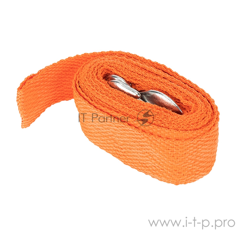 Трос буксировочный REXANT 2.5 т, 5 м, с двумя крюками, в чехле