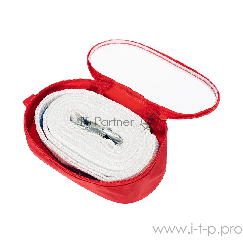 Трос буксировочный REXANT 7 т, 5 м, с двумя крюками, в чехле