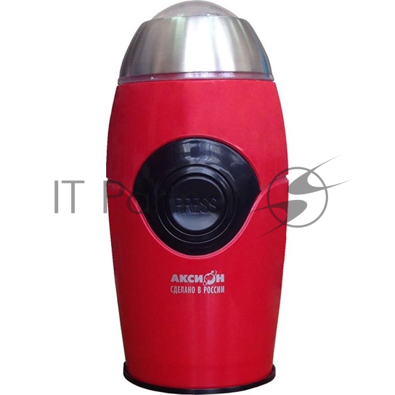 Кофемолка Аксион КМ-22 150Вт сист.помол.:ротац.нож вместим.:50гр красный