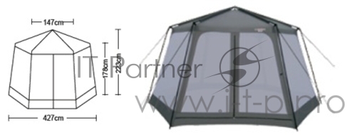 Тент CAMPACK-TENT G-3601W с ветро-влагозащитными полотнами