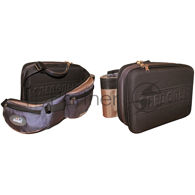 Сумка рыболовная «СЛЕДОПЫТ», р. 31*23*13 см, 2 коробки LUNO-20, 2 кармана/7/