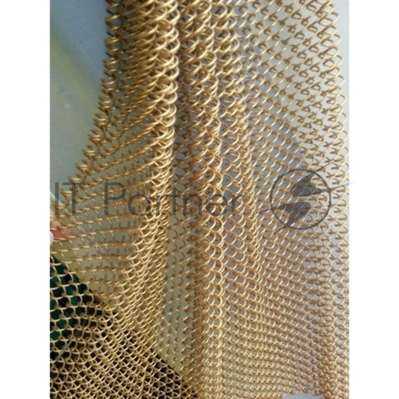 СЕТКА Akpo металлическая декоративная ,золото,50 см