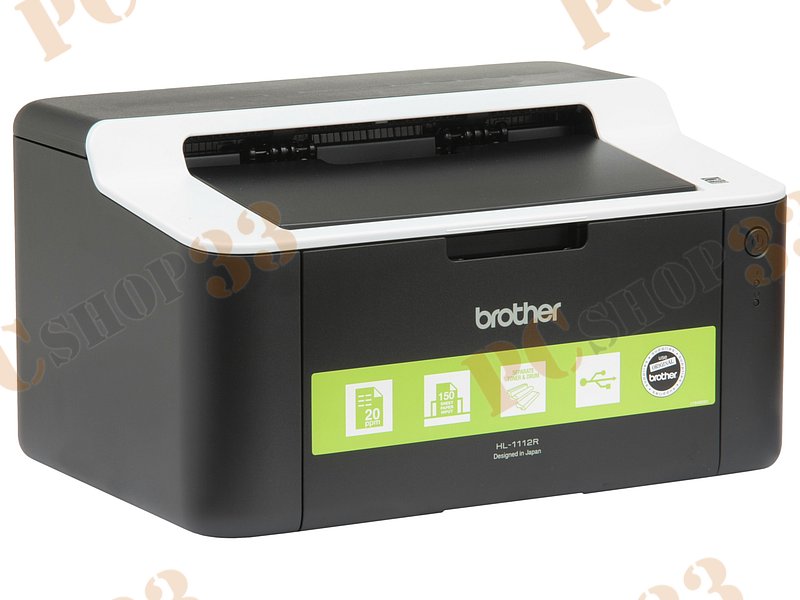 Лазерный принтер Brother HL-1112R A4, 2400x600dpi, черный (USB2.0)