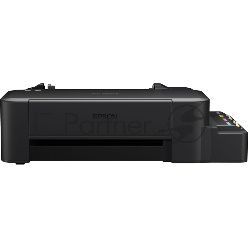 Принтер Epson L120, 4-цветный струйный СНПЧ A4, 8.5 (4.5 цв) стр/мин, 720x720 dpi, подача: 50 лист., USB (старт.чернила - около 2000 ч/б стр, 3500 цв. стр., без учета первой прокачки)