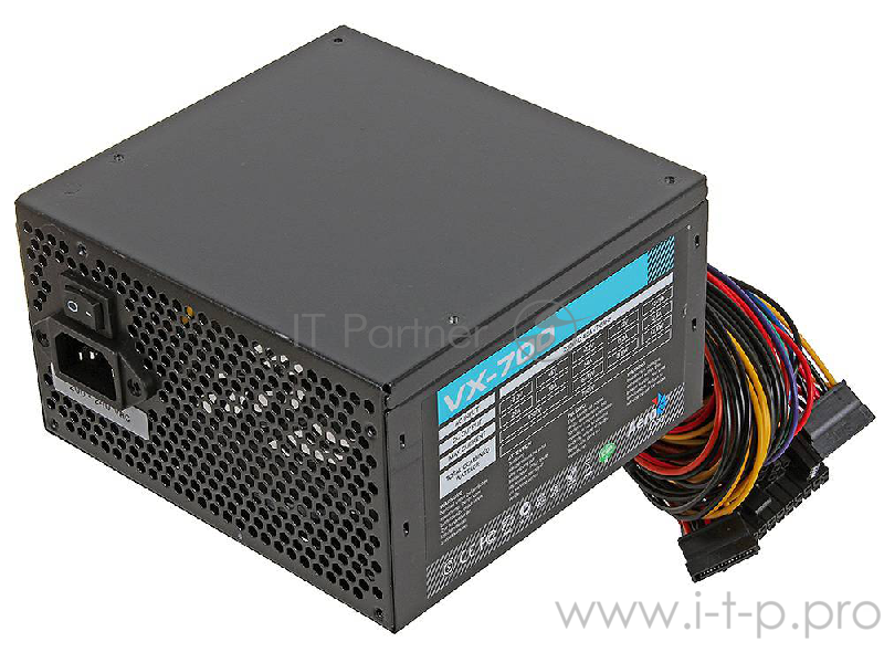 Блок питания Aerocool 700W VX-700 PLUS (24+4+4pin) 120mm fan 3xSATA RTL