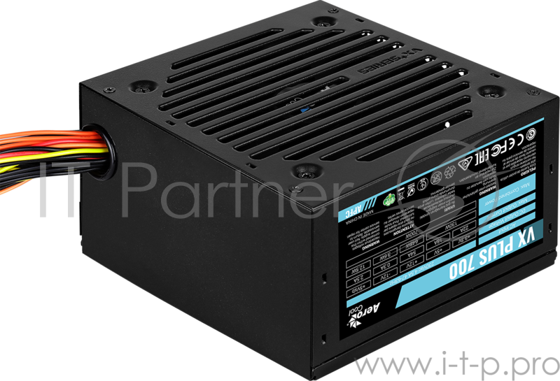 Блок питания Aerocool 700W VX-700 PLUS (24+4+4pin) 120mm fan 3xSATA RTL