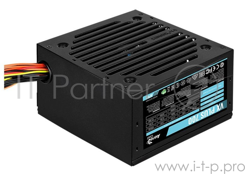 Блок питания Aerocool 700W VX-700 PLUS (24+4+4pin) 120mm fan 3xSATA RTL