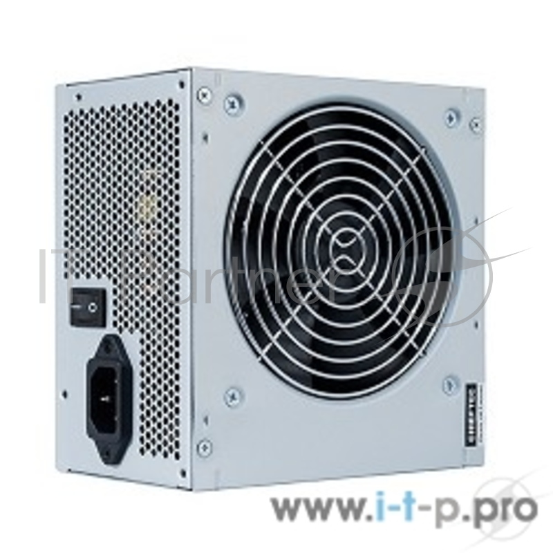Блок питания Chieftec 400W OEM (GPB-400S) {ATX 2.3, 80 PLUS, 80% эфф, Active PFC, 120mm fan}, Silver
