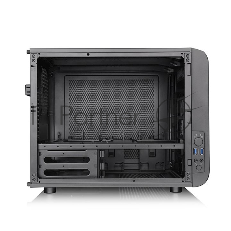 Корпус Case Tt Core V21 CA-1D5-00S1WN-00 mATX/ win/ black/ USB3.0/ no PSU