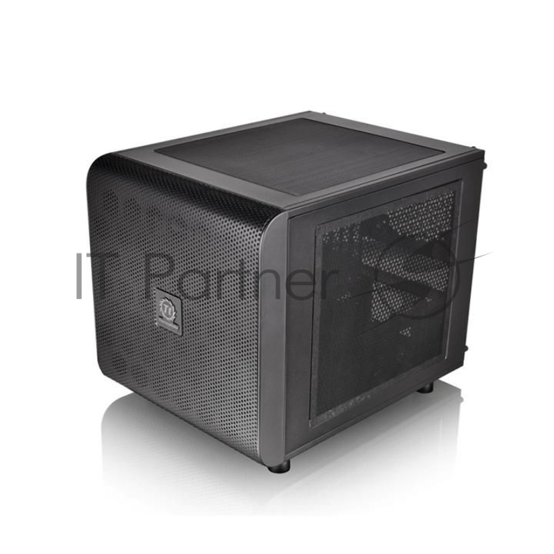 Корпус Case Tt Core V21 CA-1D5-00S1WN-00 mATX/ win/ black/ USB3.0/ no PSU