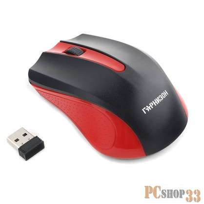 Клавиатуры, мыши Гарнизон Мышь беспров. GMW-430R, чип X, красный, 1200 DPI, 2 кн.+ колесо-кнопка, блистер