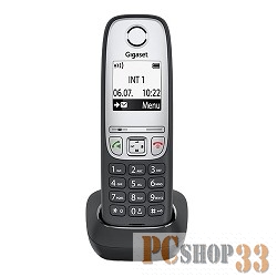 Телефон Gigaset A415H (SB) blak Дополнительная трубка (металич.)